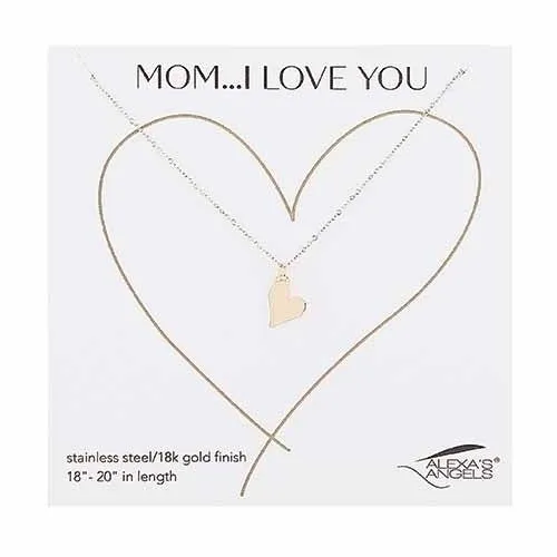 Mom...I Love You Necklace