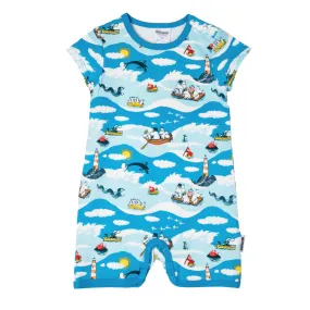 Moomin Waves Playsuit Blue - Martinex