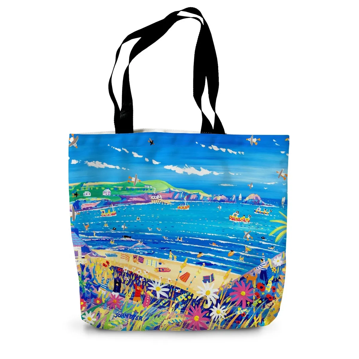 Mother Ivey's Bay Cornwall by John Dyer Canvas Tote Bag