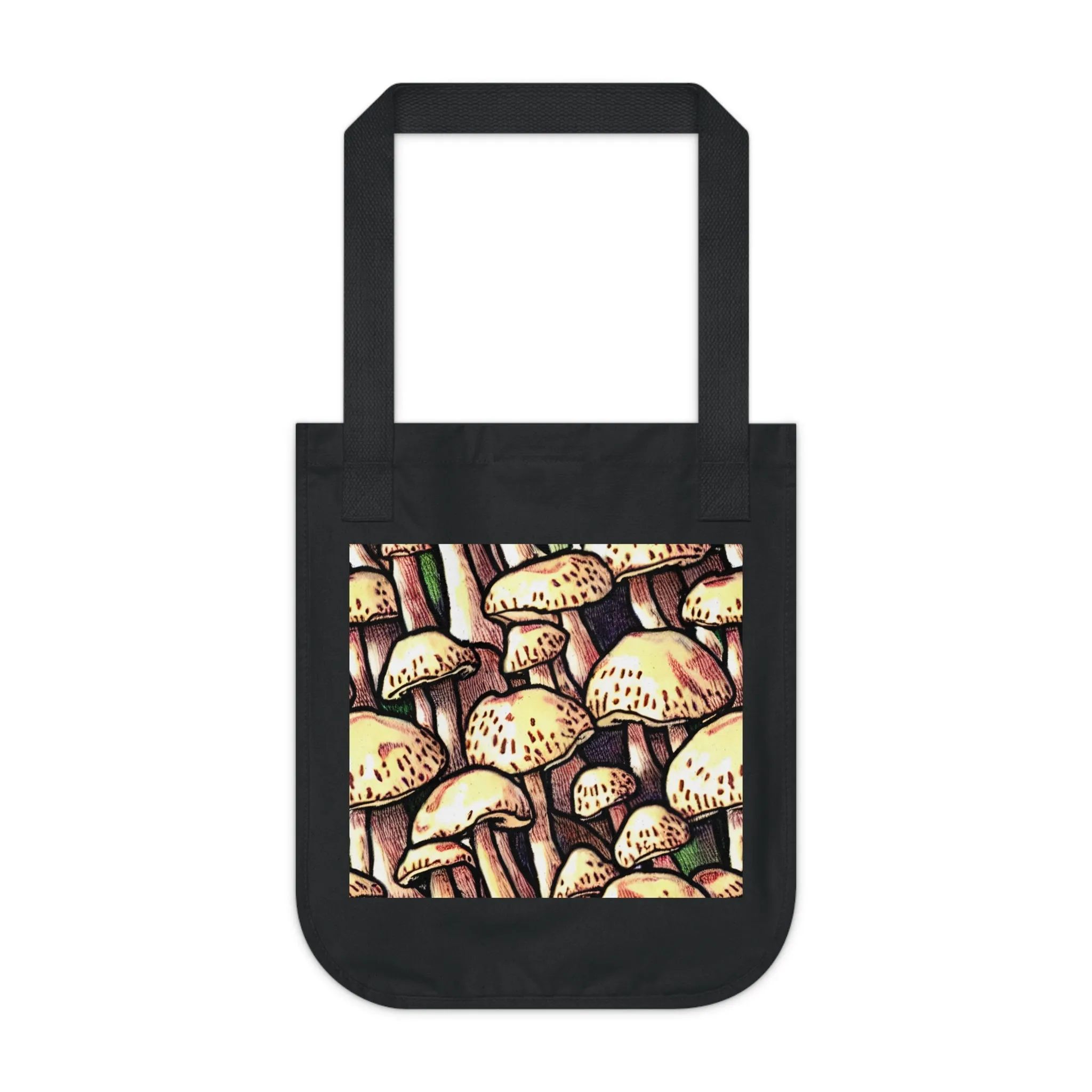 Mushroom Organic Canvas Tote Bag