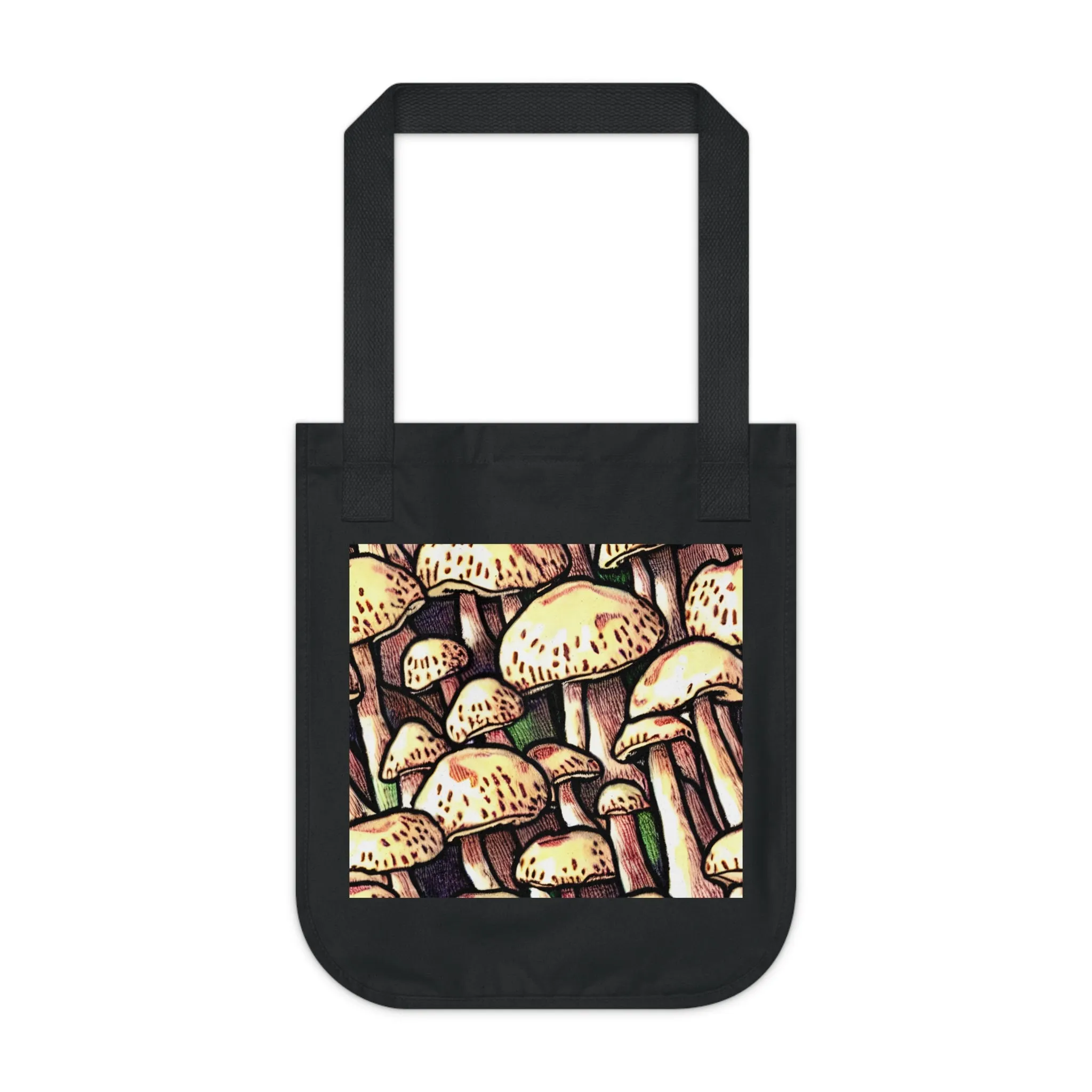 Mushroom Organic Canvas Tote Bag