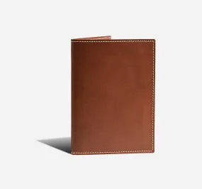 Nappa | Light Brown Contrast Seam | Passport Cover