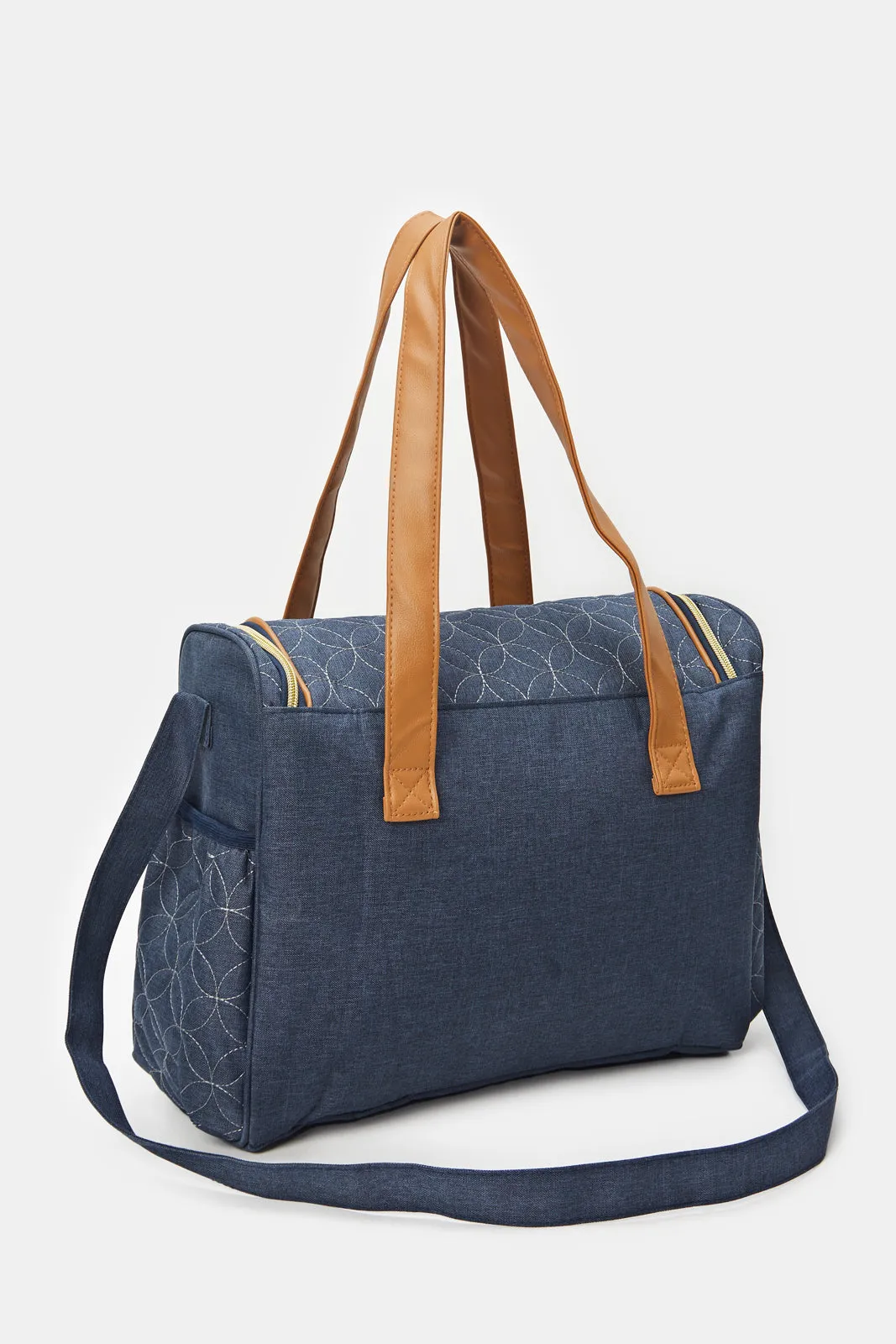 Navy Diaper Shoulder Bag