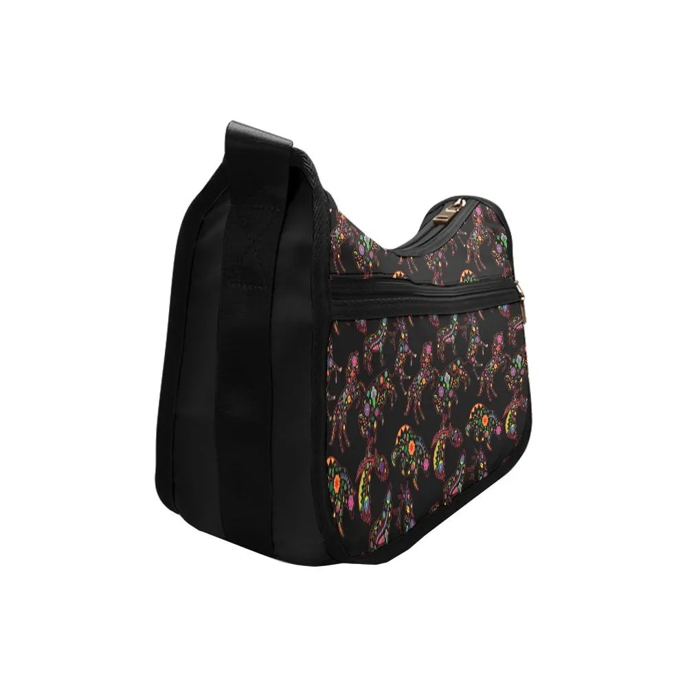 Neon Floral Animals Crossbody Bags