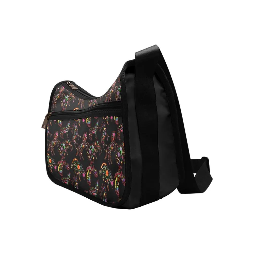 Neon Floral Animals Crossbody Bags