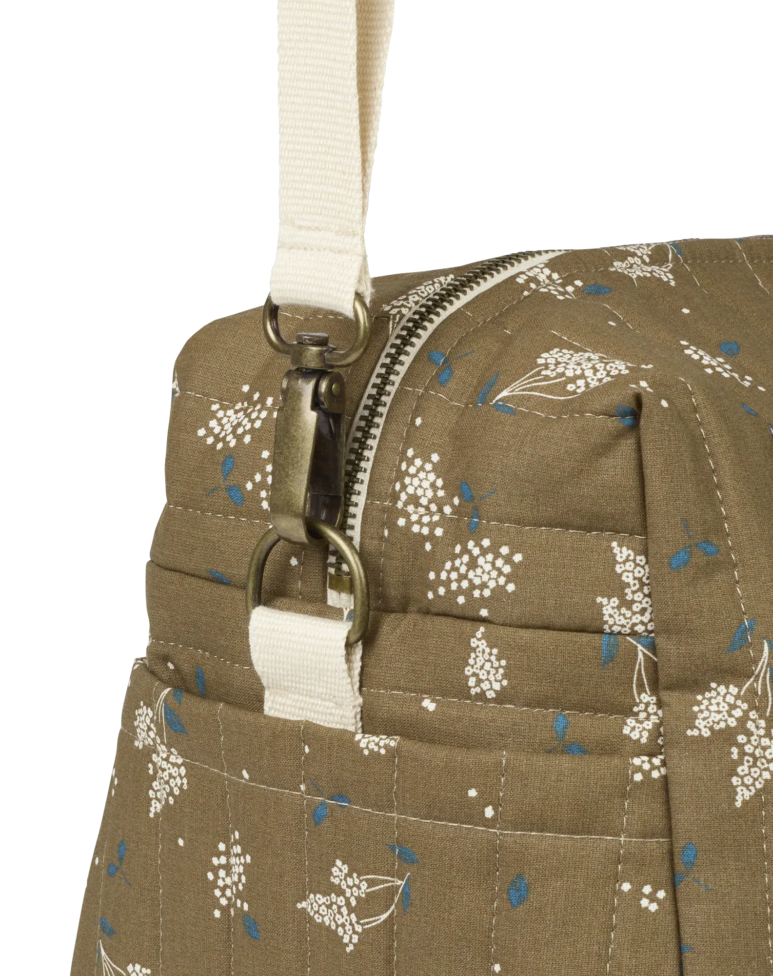 Nobodinoz Stories Buggy diaper bag 40x30x25cm | Brown Lilac