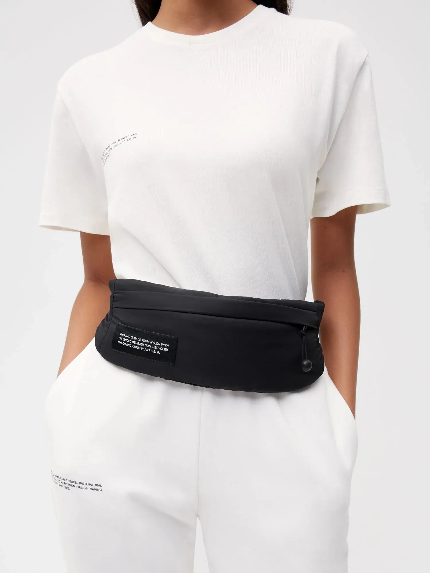 Nylon Belt Bag—black