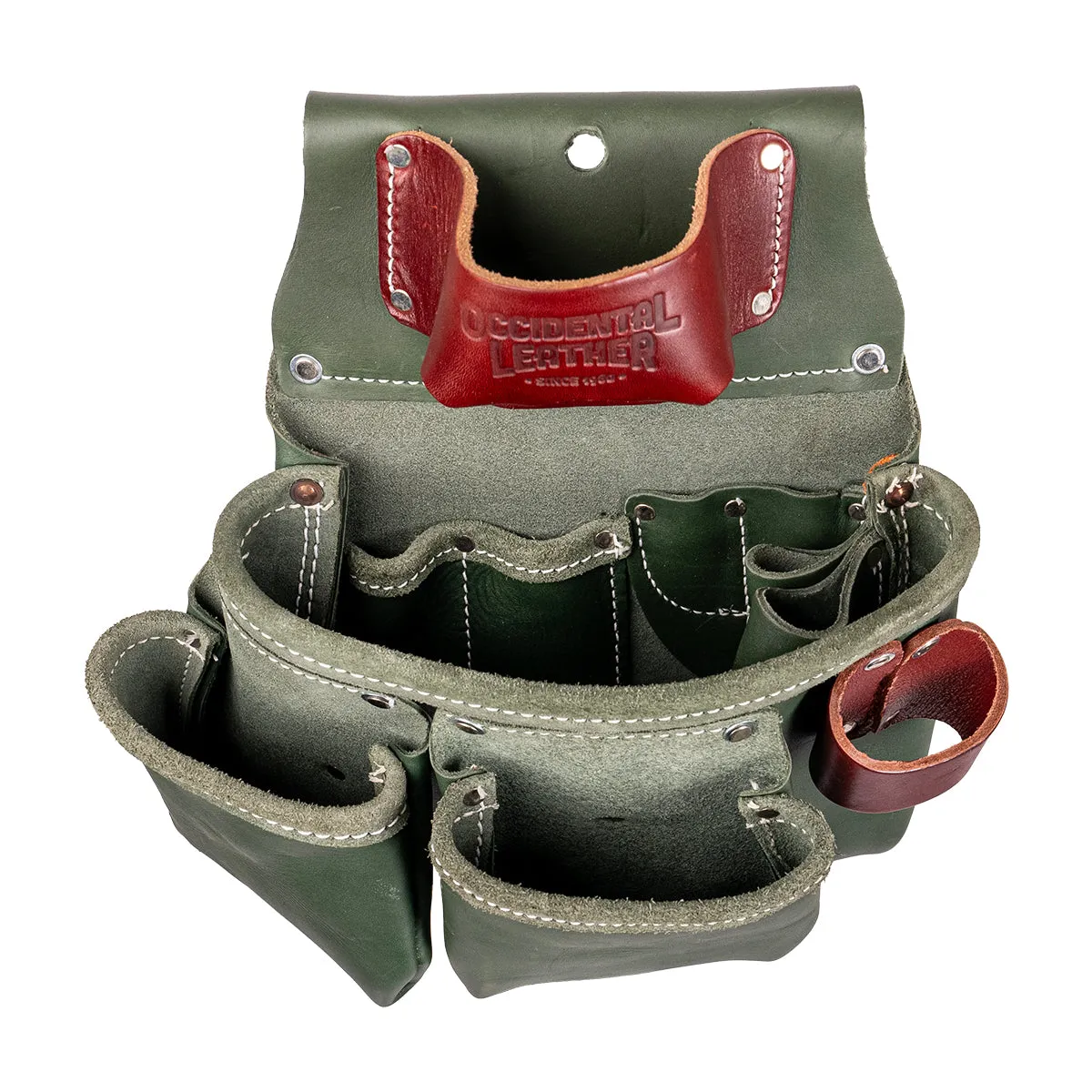 Occidental Leather G5018DB 3 Pouch Pro Tool™ Bag - Green