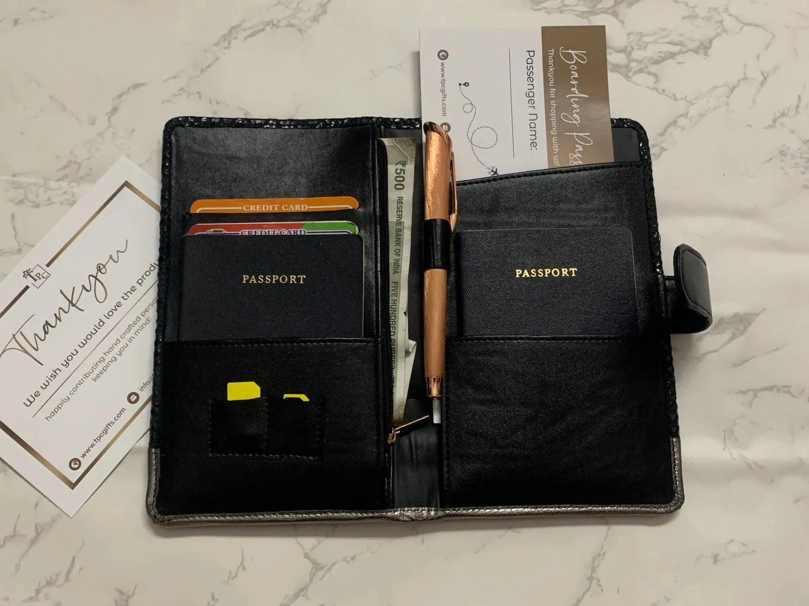 Odysey Genuine Leather Travel Wallet