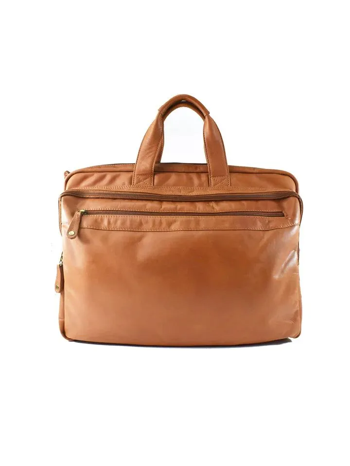 Oran Leather Satchel Vince Business Bag