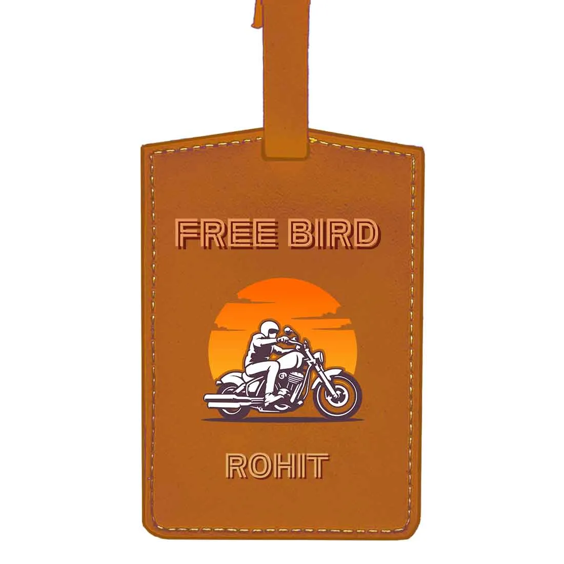 Passport Cover for Men Vegan Leather Custom Cases for Passports - Free Bird