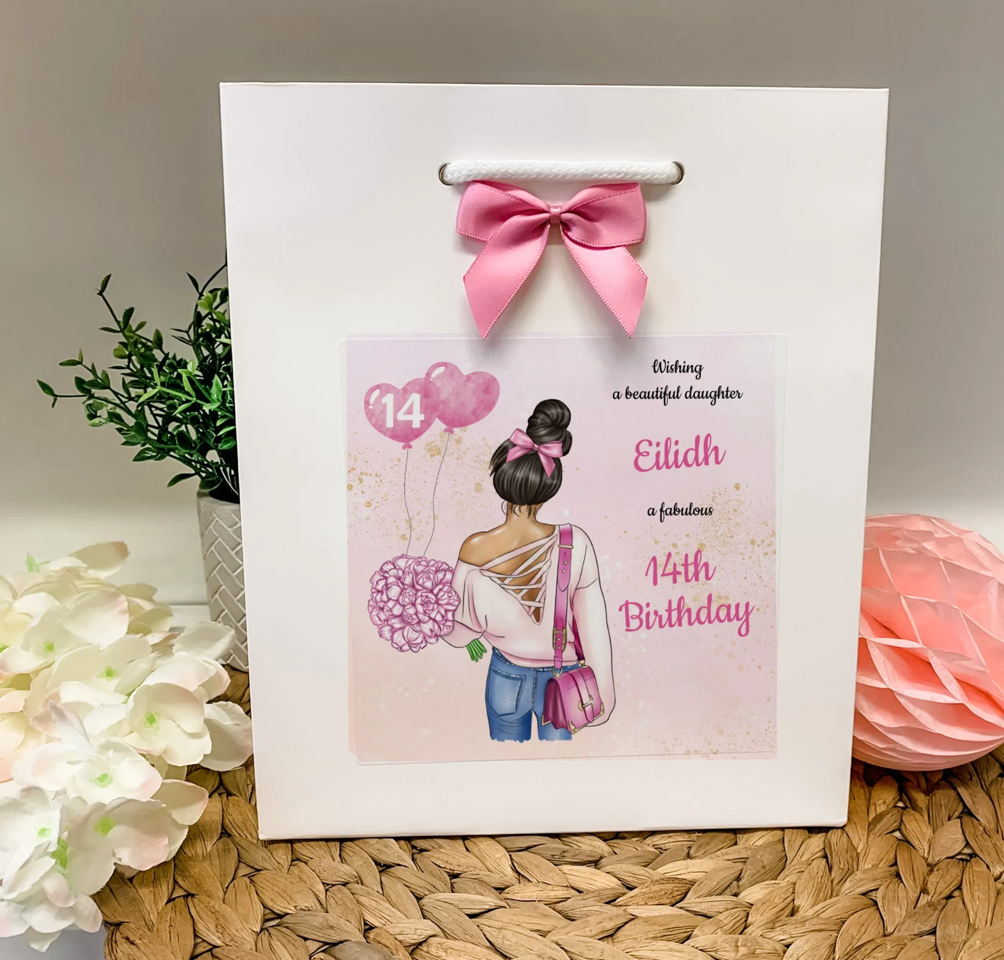 Personalised Birthday Gift Bag Girl Teenager