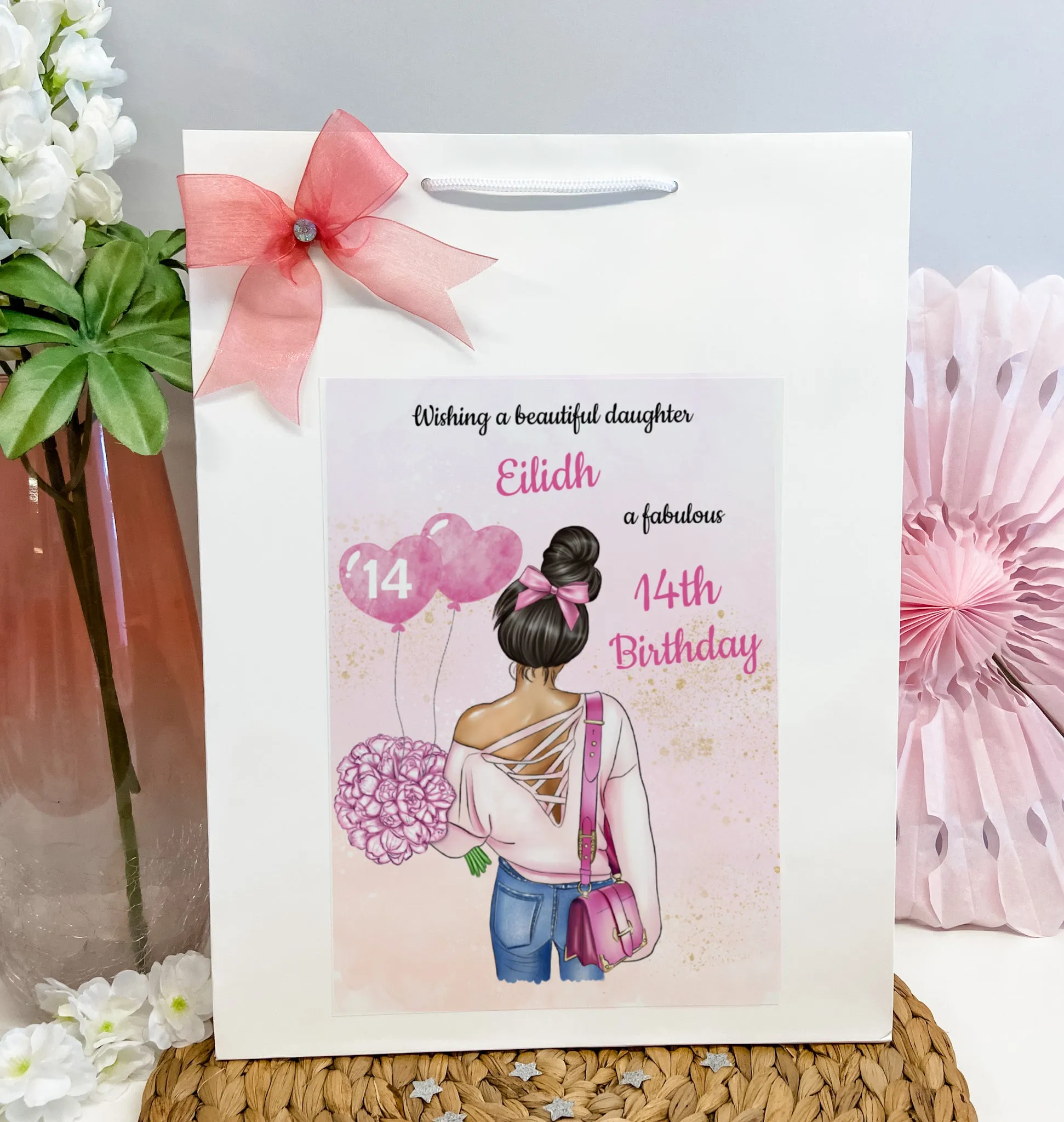 Personalised Birthday Gift Bag Girl Teenager