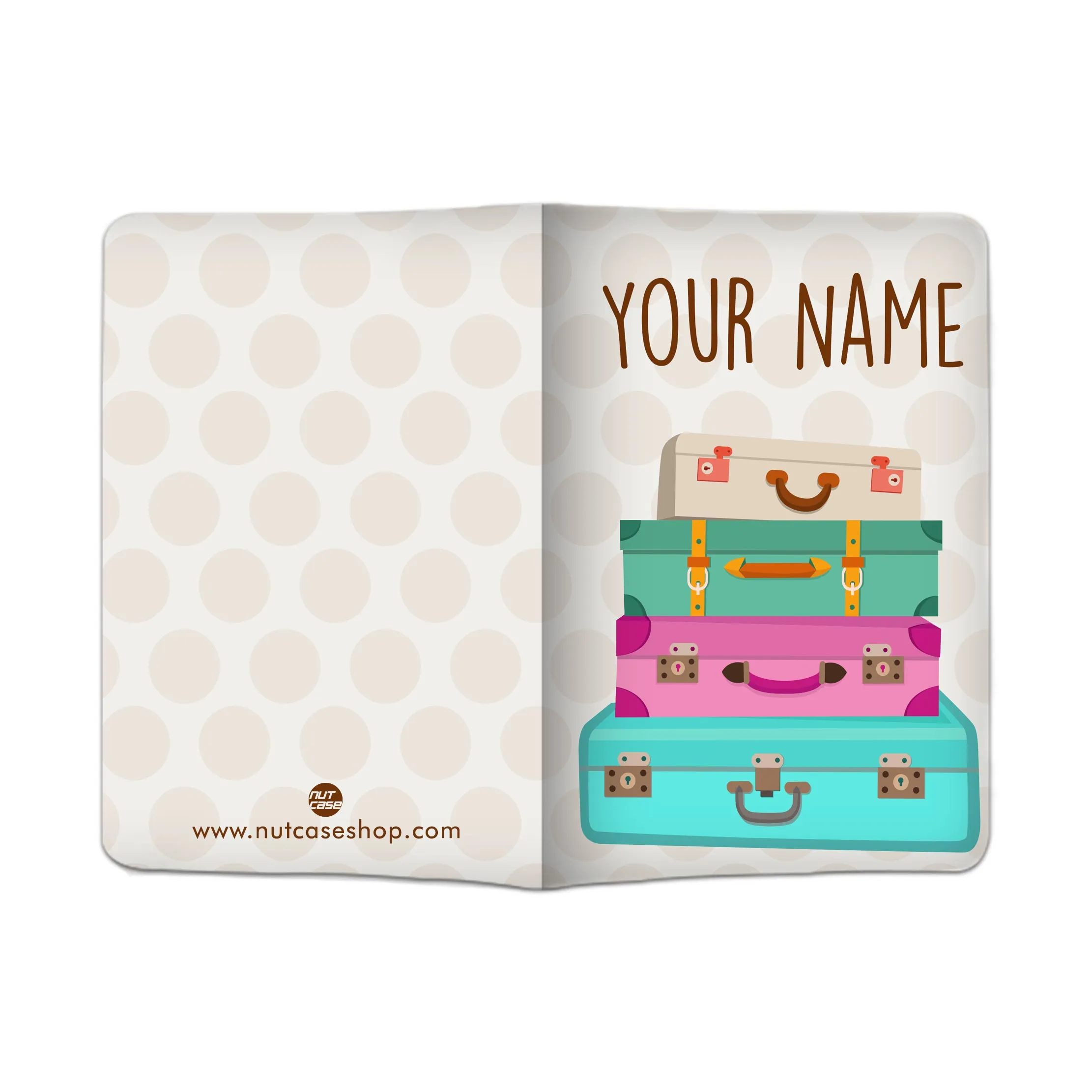 Personalized Passport Cover Luggage Tag Set - Suit