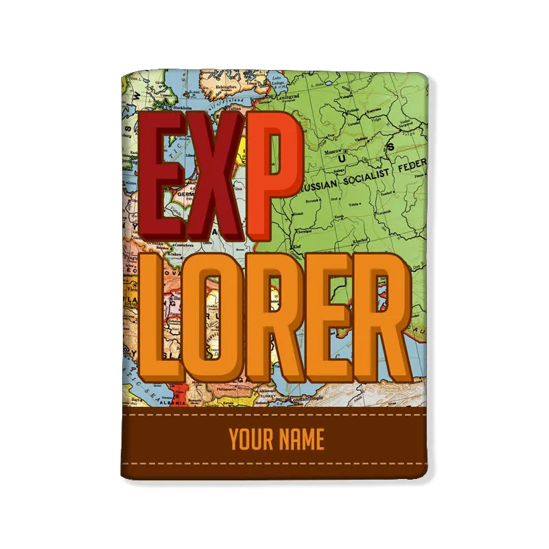 Personalized Passport Cover Travel Luggage Tag - Explorer