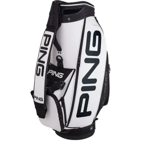 PING Tour Staff Cart Bag - White/Black