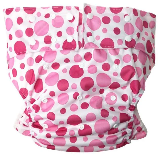 Pink Bubble Adult Diaper