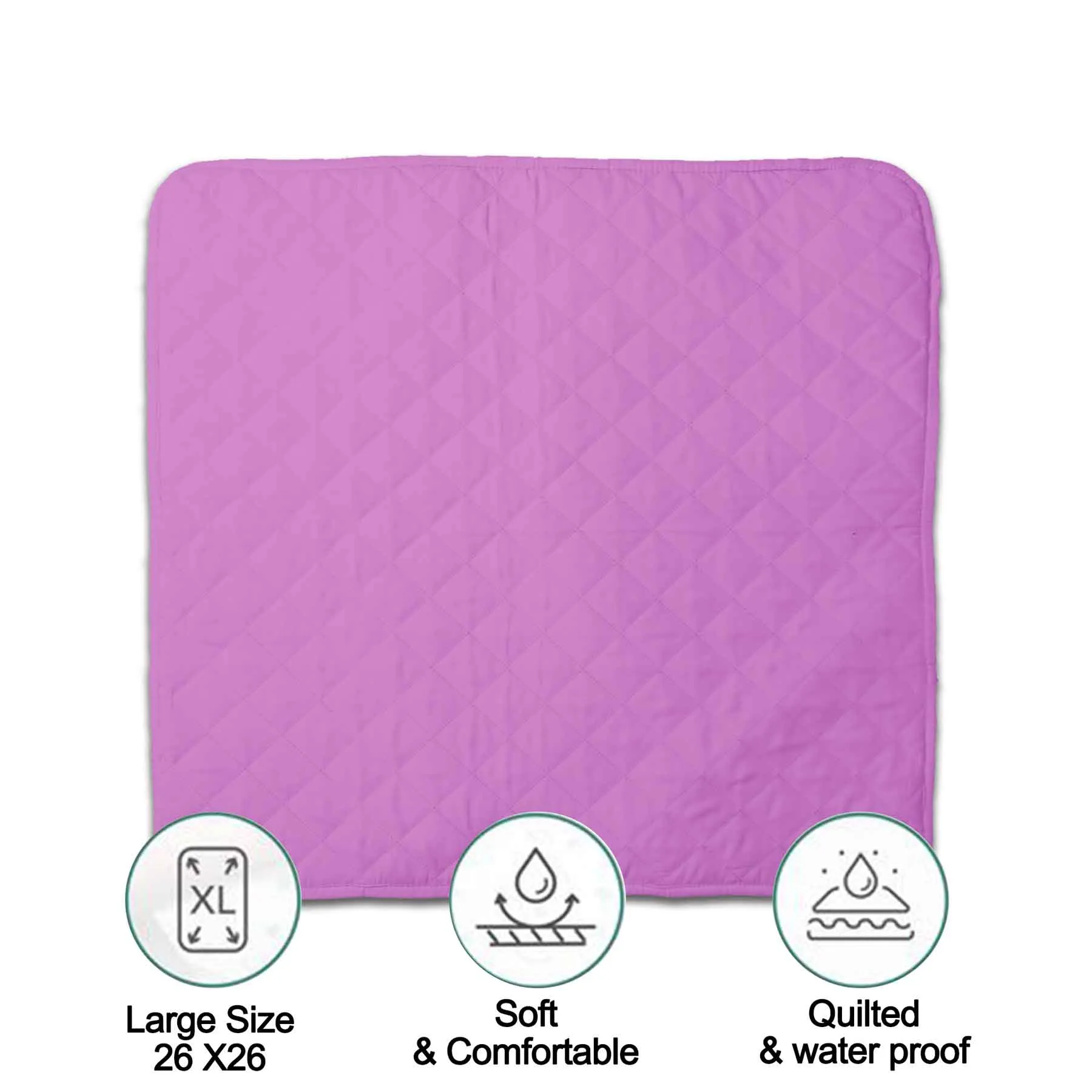 Plain Lilac Baby Diaper Sheet