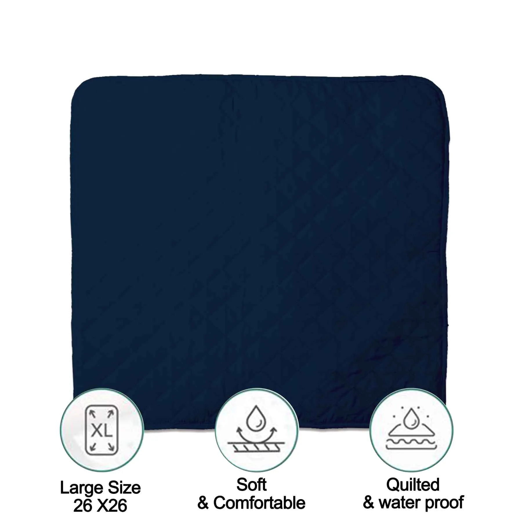 Plain Navy Baby Diaper Sheet