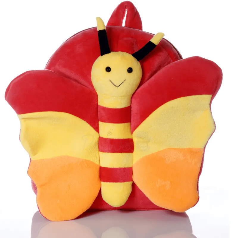 Plush Soft Butterfly Bag 30 cms (RED)