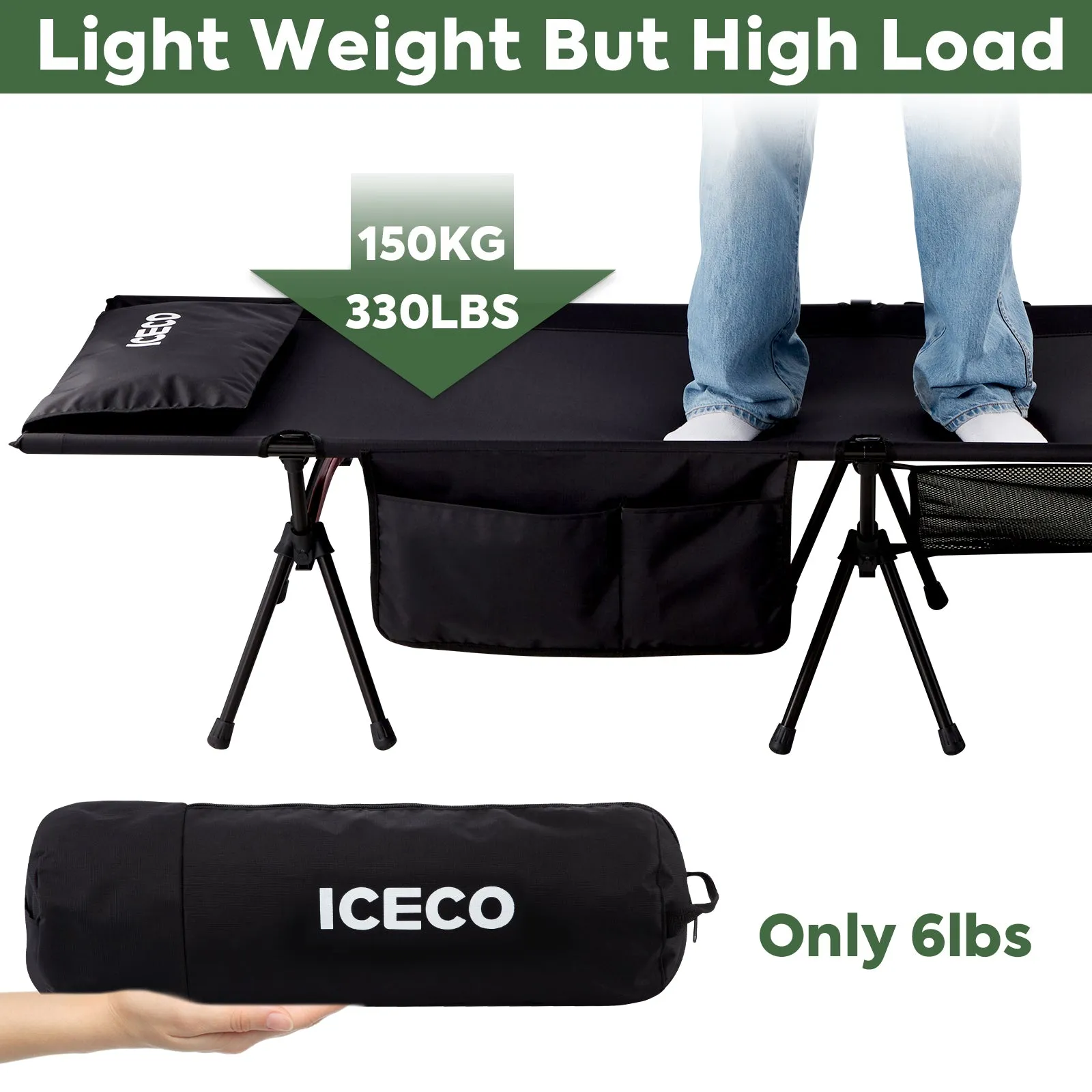 Portable Camping Cot | ICECO Outdoor