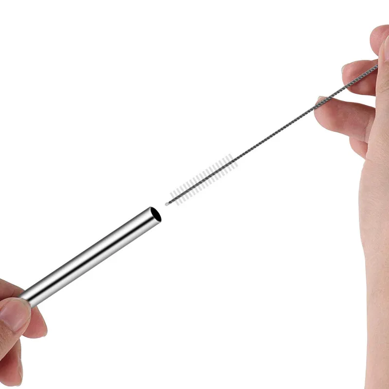 Portable Stainless Steel Eco Friendly Telescopic Traveling Drinking Straw