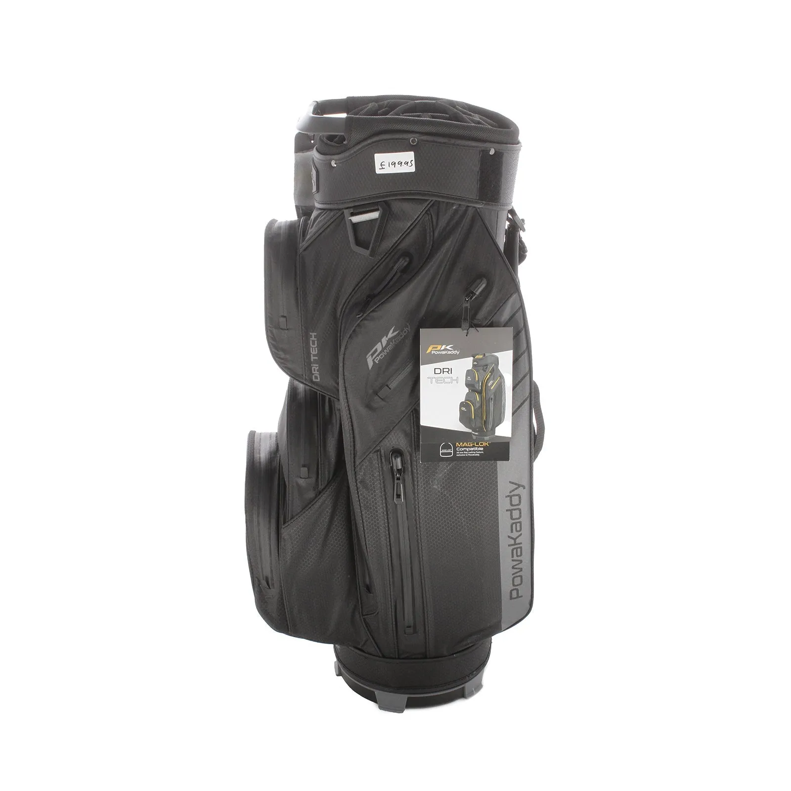 PowaKaddy Dri Tech Cart Bag - Black