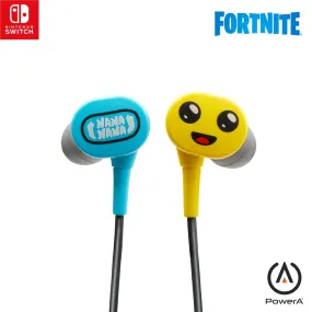 PowerA Wired Earbuds with 3.5mm port for Nintendo Switch (Peely Fortnite)