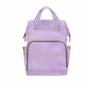 Purple  Diaper Bag Backpack