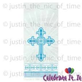 Radiant Cross Gift Bags - Blue