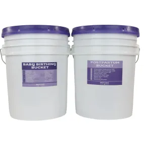 Refuge Medical Birth or Postpartum Bucket (Separate Buckets)