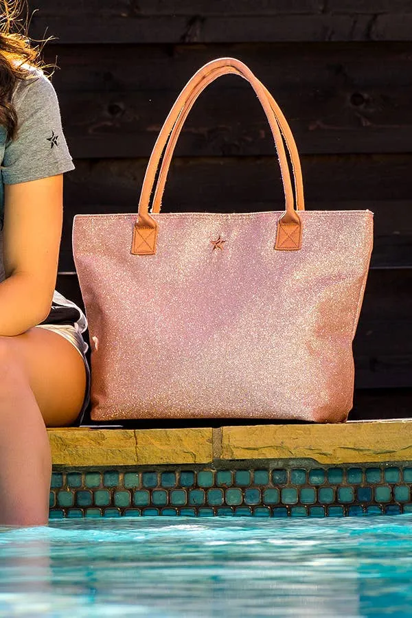 Rose Gold Rebel Tote Bag