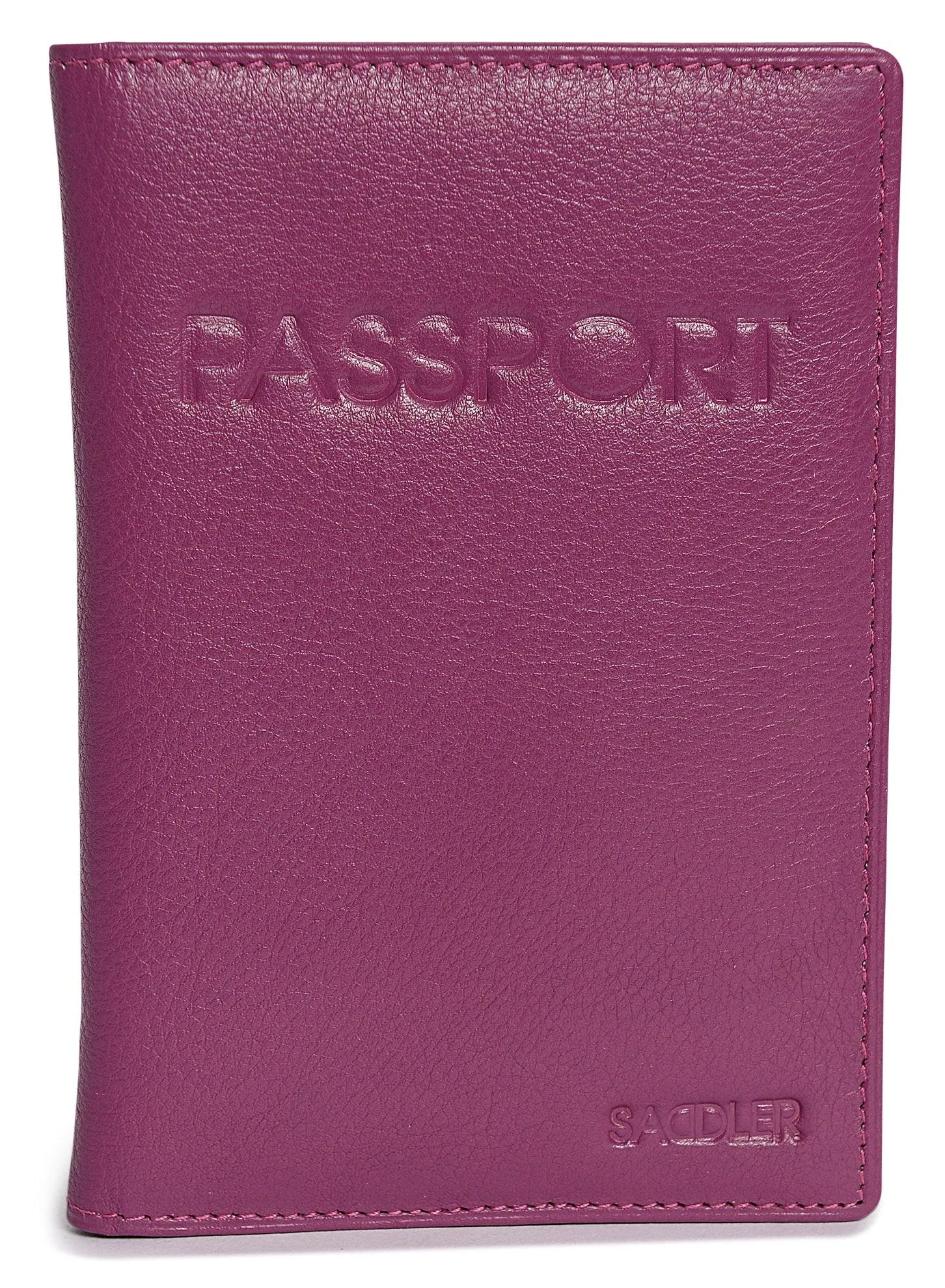 SADDLER HARPER Leather Passport Holder - RFID Protected, Slots for Cards and Boarding Pass