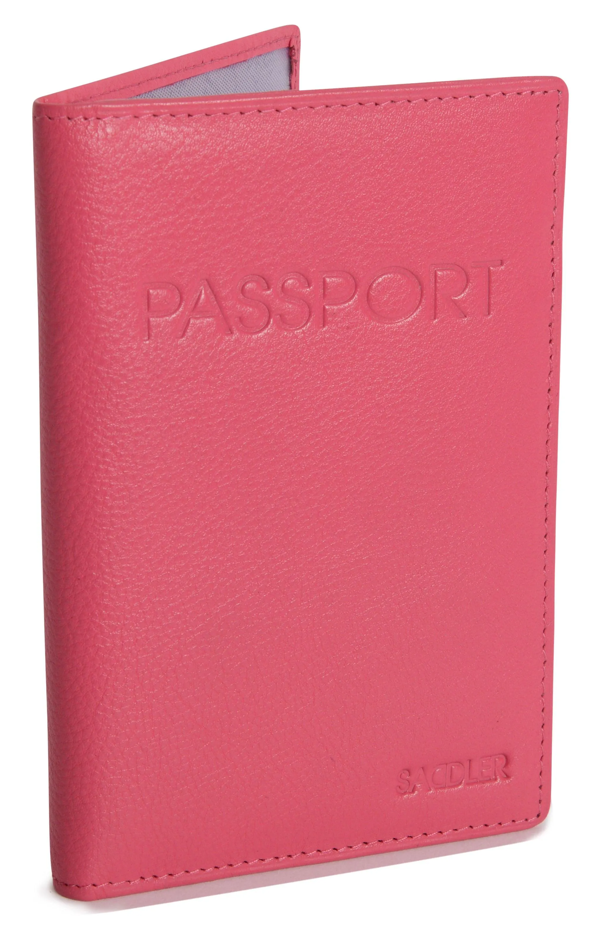 SADDLER HARPER Leather Passport Holder - RFID Protected, Slots for Cards and Boarding Pass