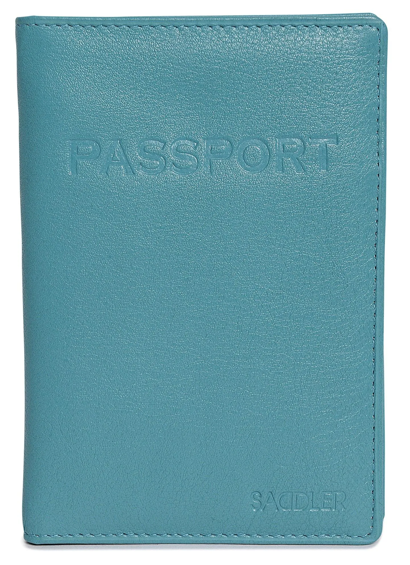 SADDLER HARPER Leather Passport Holder - RFID Protected, Slots for Cards and Boarding Pass