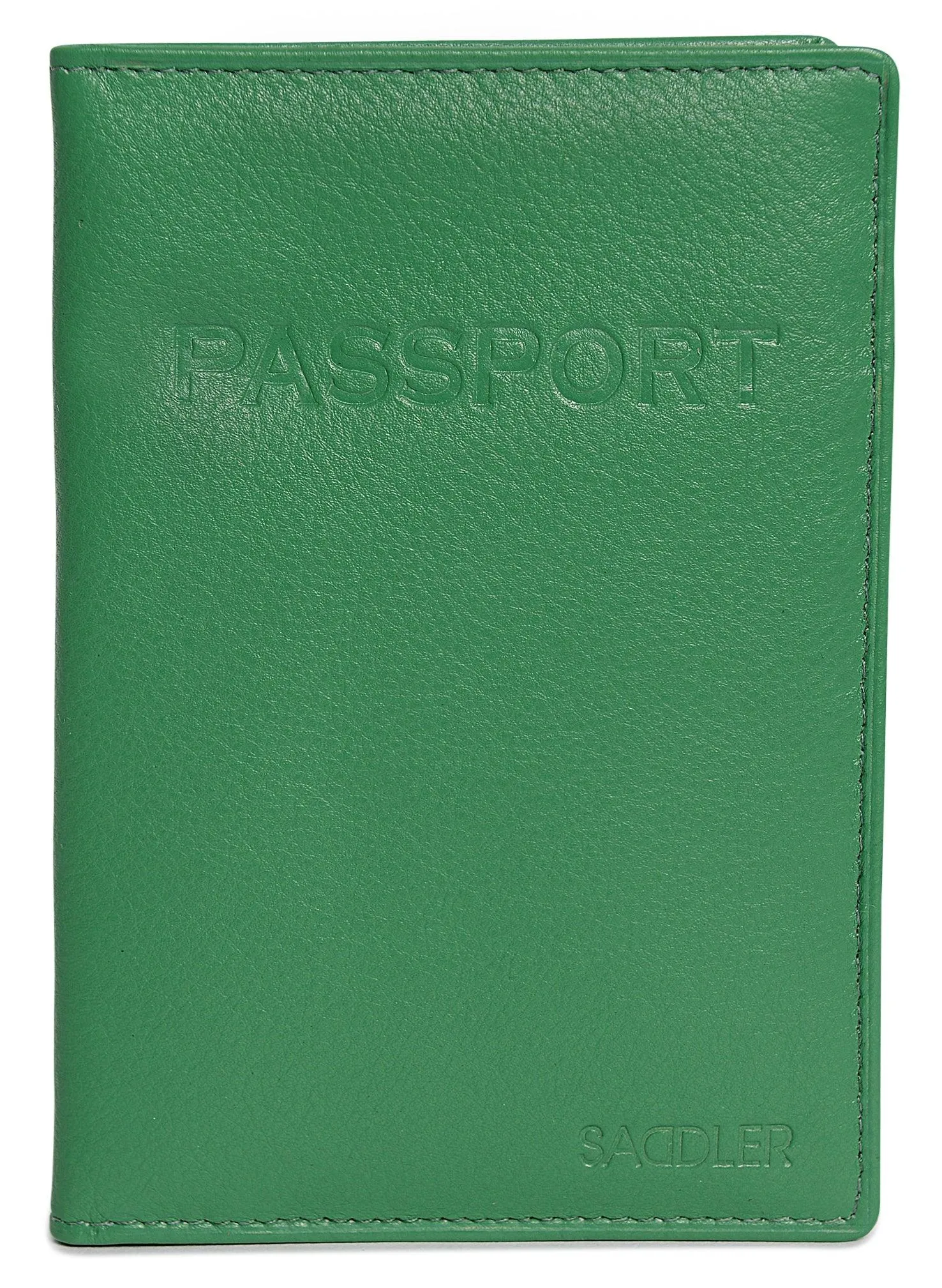 SADDLER HARPER Leather Passport Holder - RFID Protected, Slots for Cards and Boarding Pass