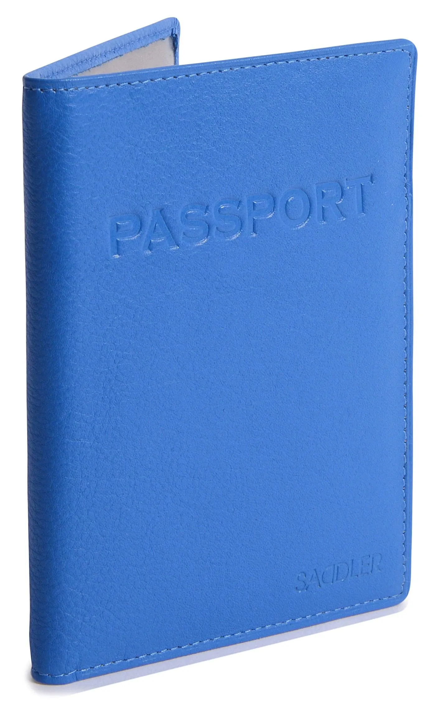 SADDLER HARPER Leather Passport Holder - RFID Protected, Slots for Cards and Boarding Pass