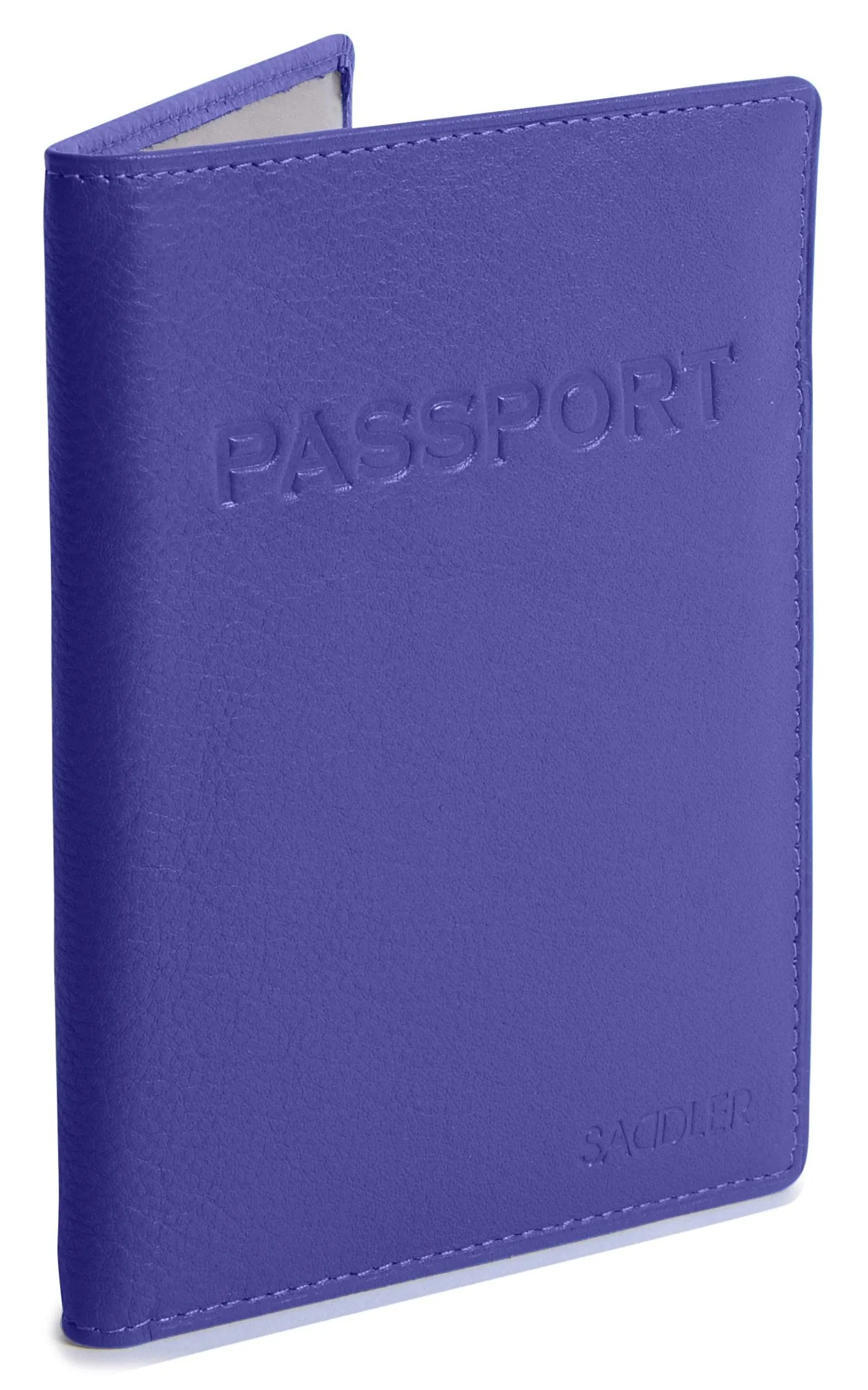 SADDLER HARPER Leather Passport Holder - RFID Protected, Slots for Cards and Boarding Pass