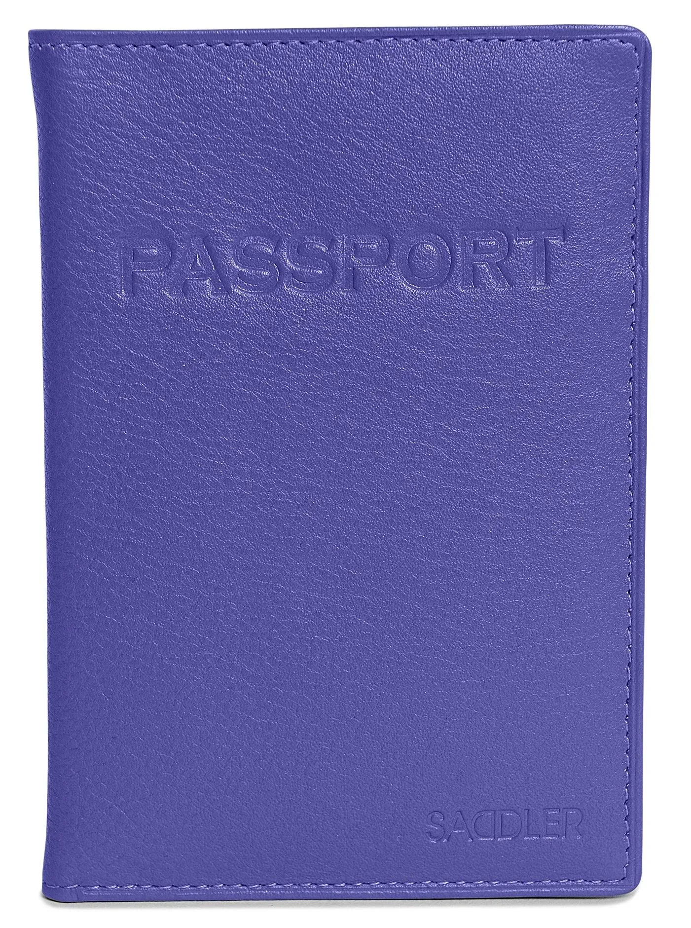 SADDLER HARPER Leather Passport Holder - RFID Protected, Slots for Cards and Boarding Pass