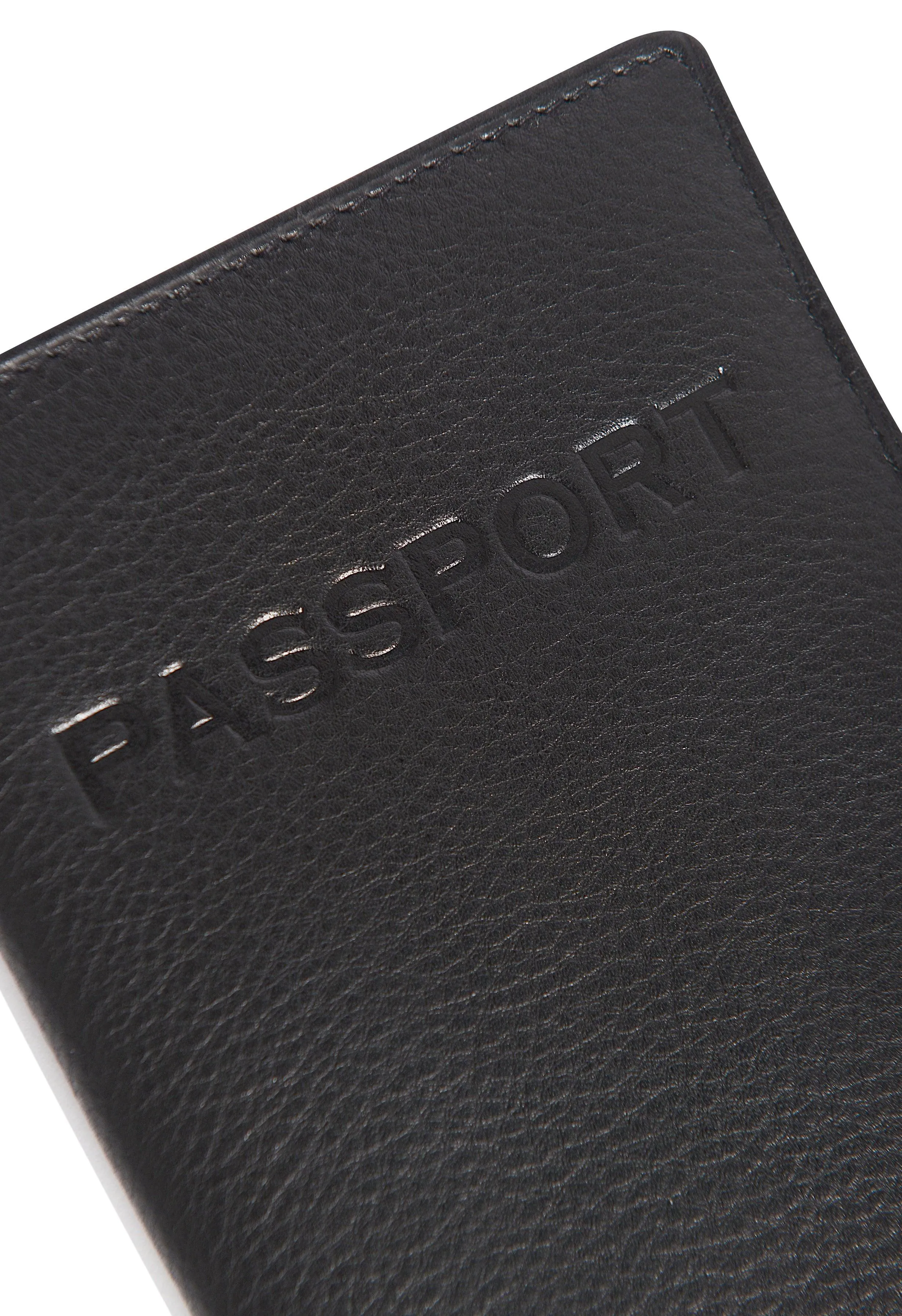 SADDLER HARPER Leather Passport Holder - RFID Protected, Slots for Cards and Boarding Pass