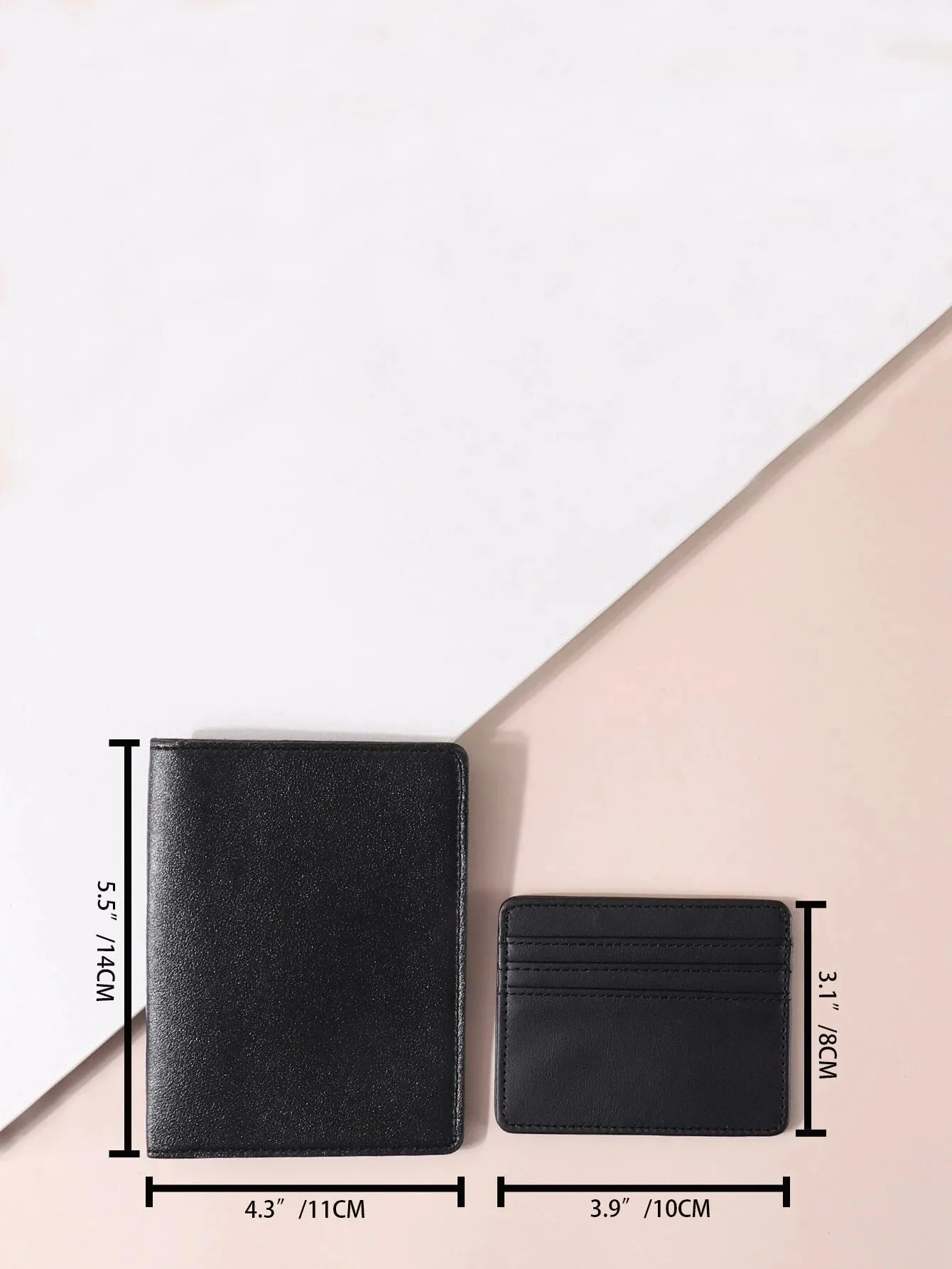 Shein Minimalist Passport Case With Card Holder