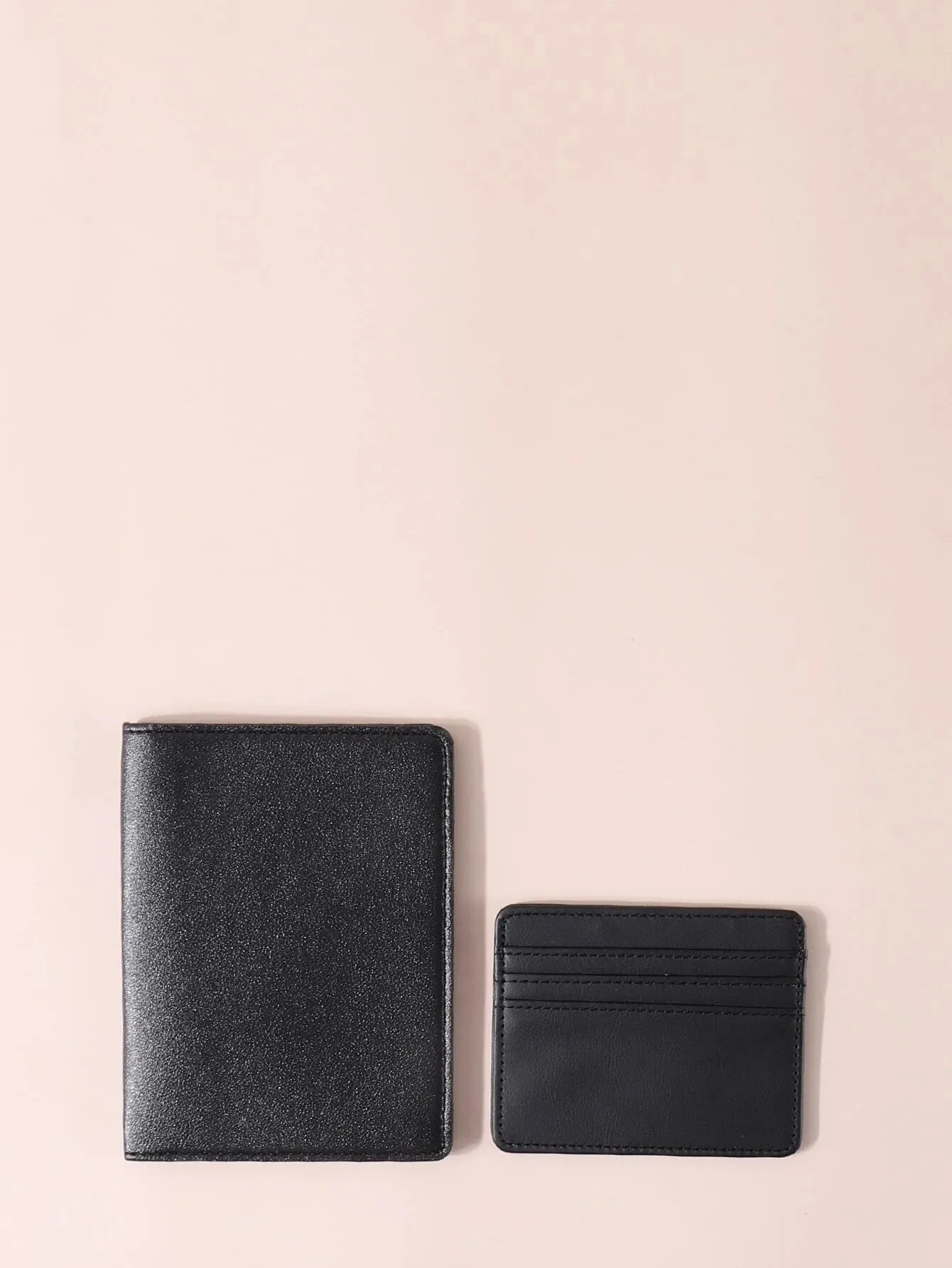 Shein Minimalist Passport Case With Card Holder