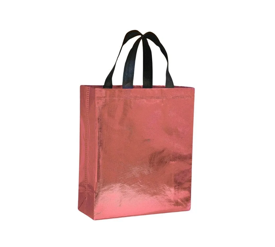 Shopping Bag | Carry Bag for Return Gifts | Non-Woven Gift Bags | Tote Bags (Pack of 10 Pcs) | 12" Inch Medium