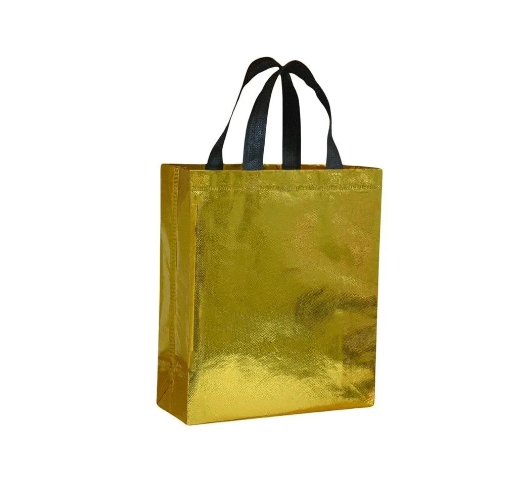 Shopping Bag | Carry Bag for Return Gifts | Non-Woven Gift Bags | Tote Bags (Pack of 10 Pcs) | 12" Inch Medium