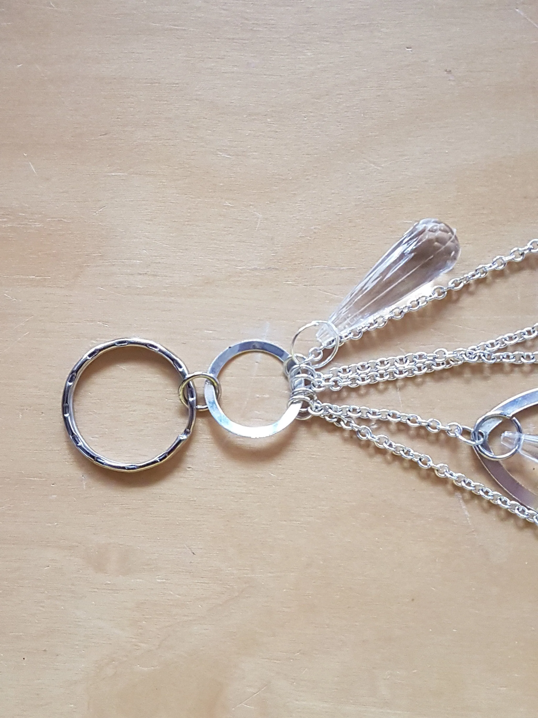 Silver Keychain Silver Bag Charm