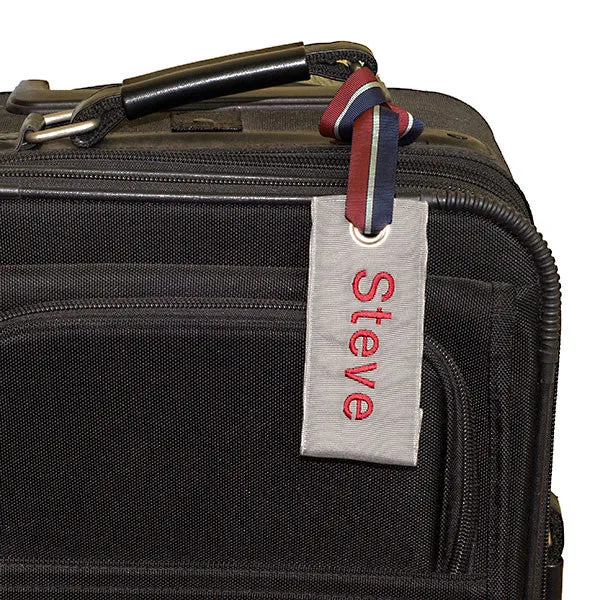 Silver Luggage Tag