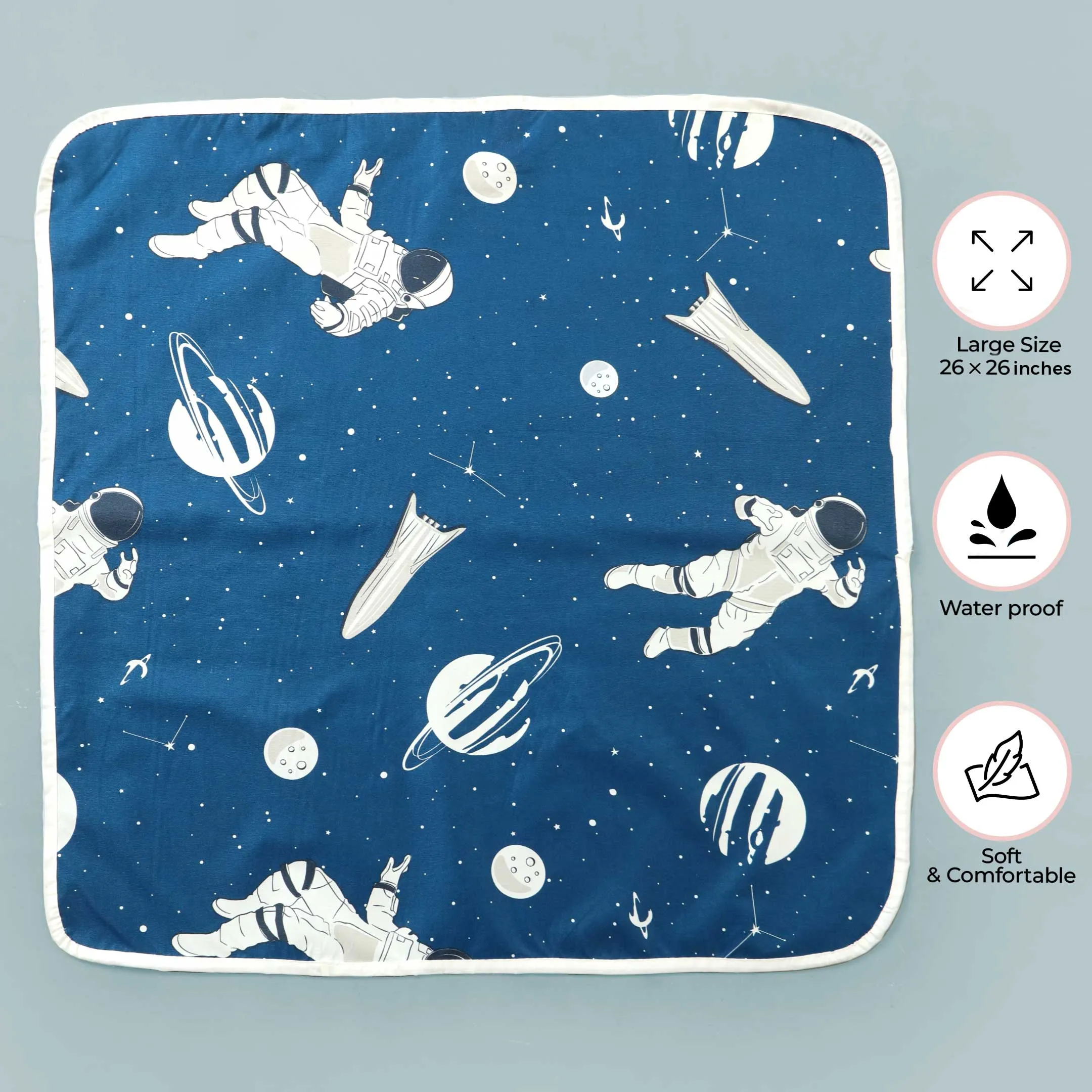 Space Dreams Baby Diaper Changing  Sheet