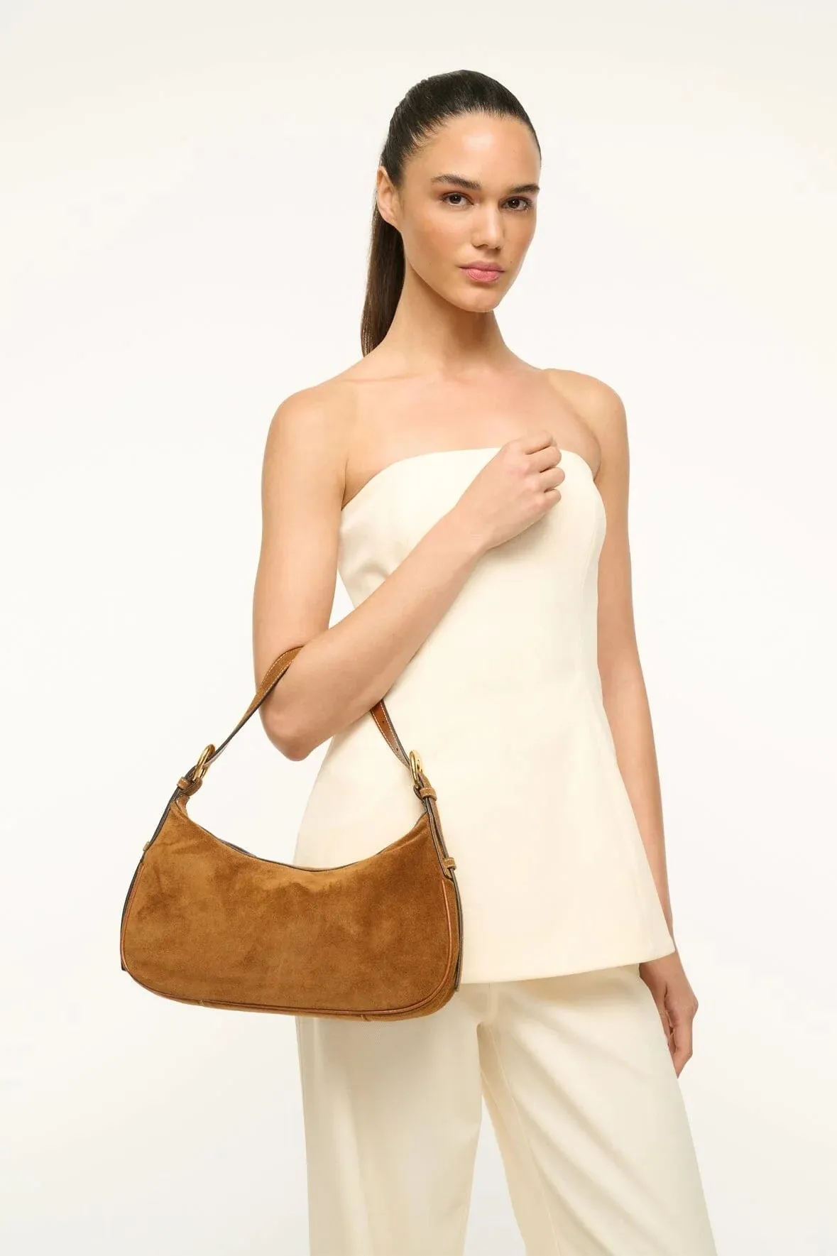 Staud - Pine Shoulder Bag in Tan