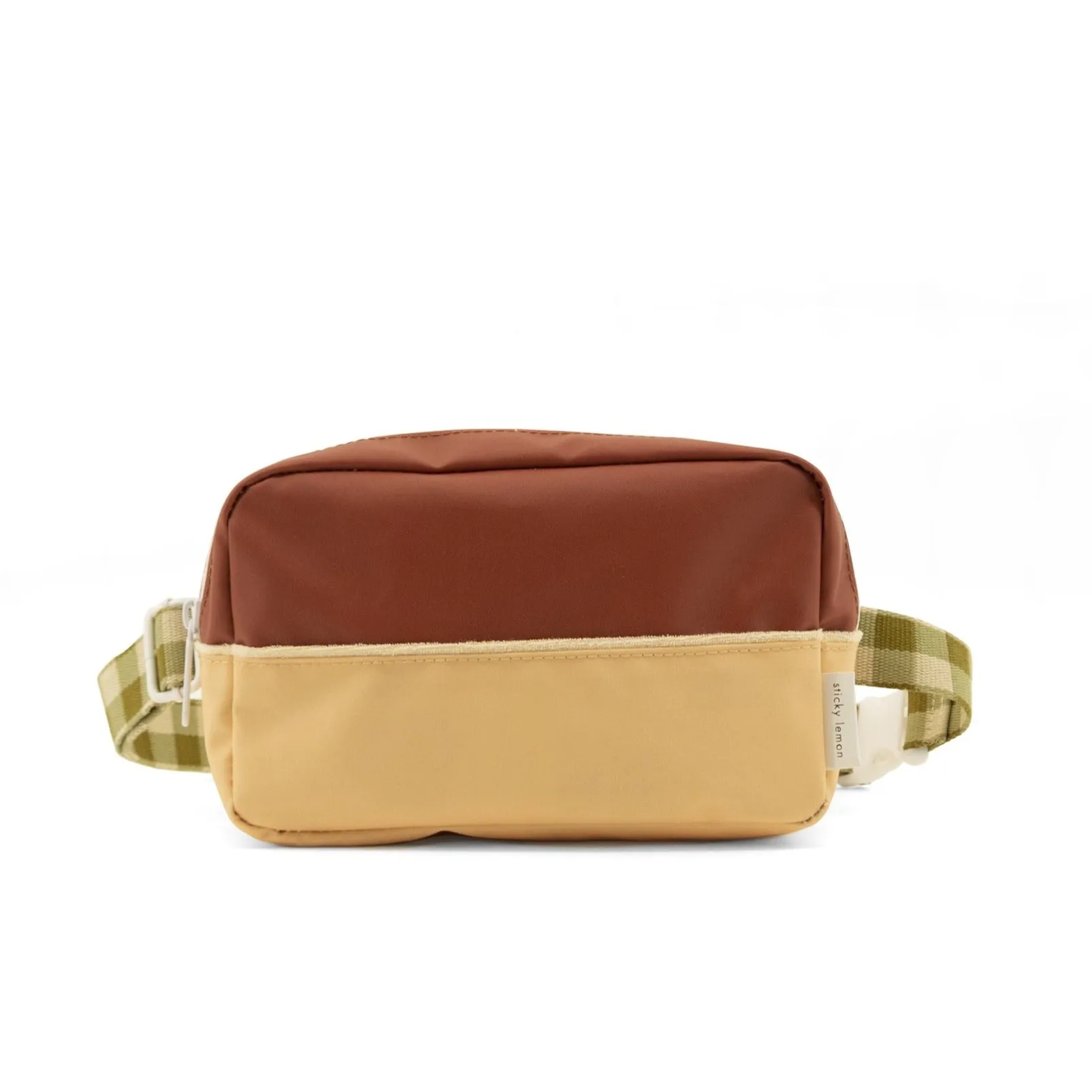 Sticky Lemon Fanny Pack Colour Blocking, Fig Brown/Apple Tree/Vanilla Sorbet