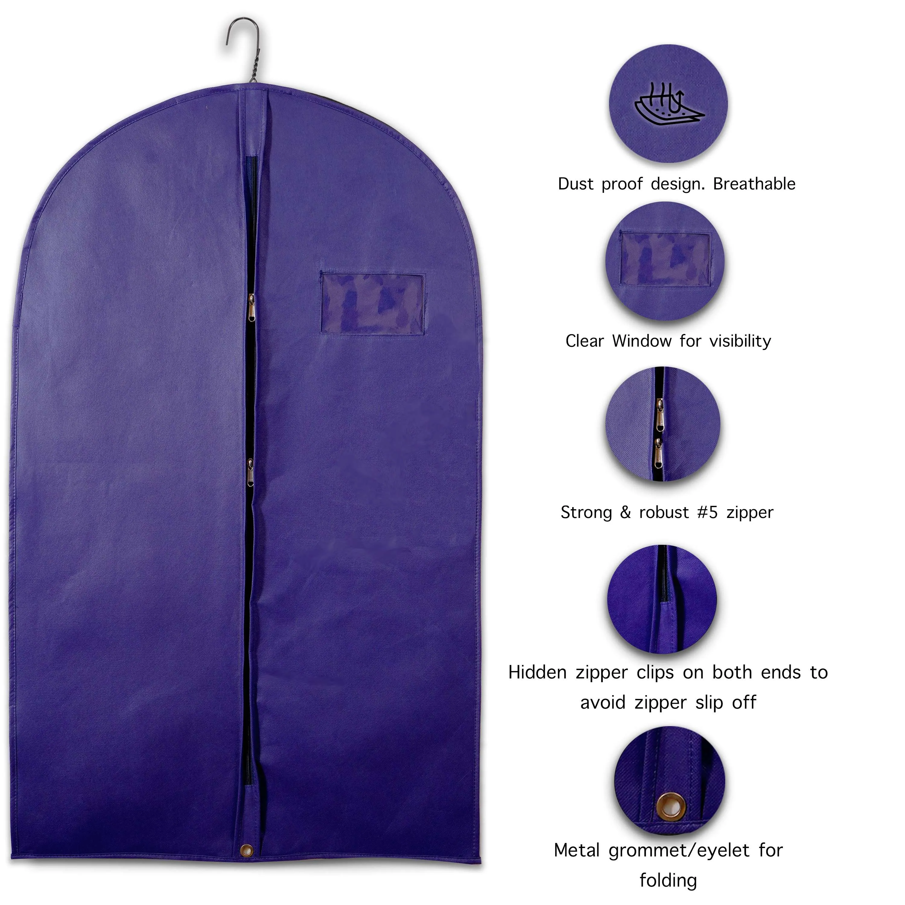 Suit Coat Cover - 40" Blue